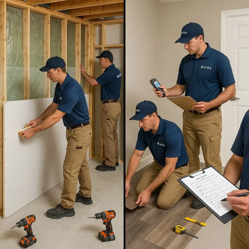 Repairs and Reconstruction process in Sunland, CA
