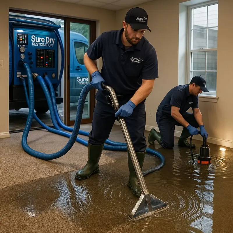 Water Extraction and Removal process in Sunland, CA